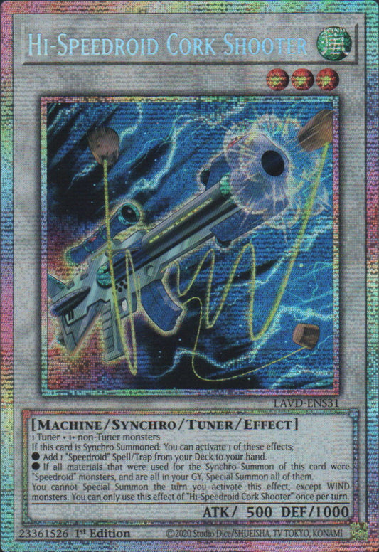 Hi-Speedroid Cork Shooter - LAVD-ENS31 - 1st Edition - Starlight Rare