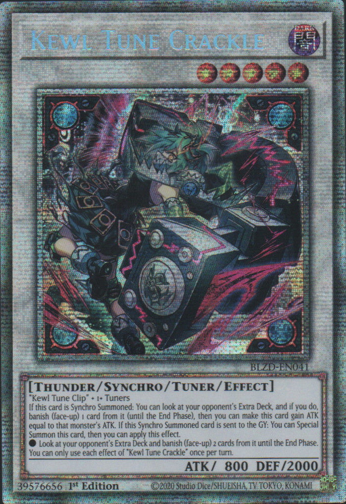 Kewl Tune Crackle - BLZD-EN041 - 1st Edition - Starlight Rare
