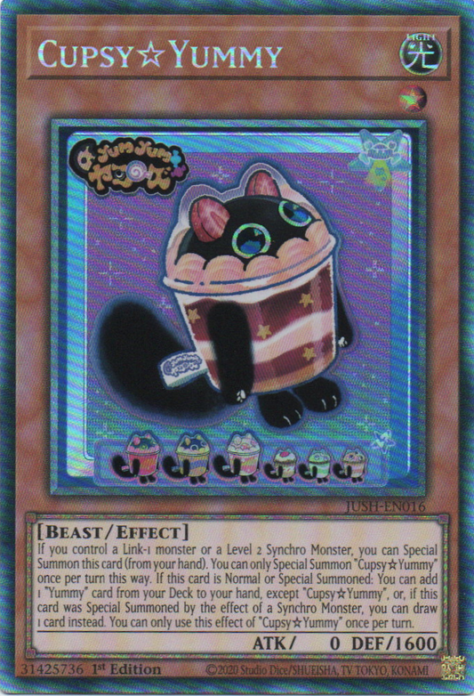 Cupsy Yummy - JUSH-EN016 - 1st Edition - Collector's Rare