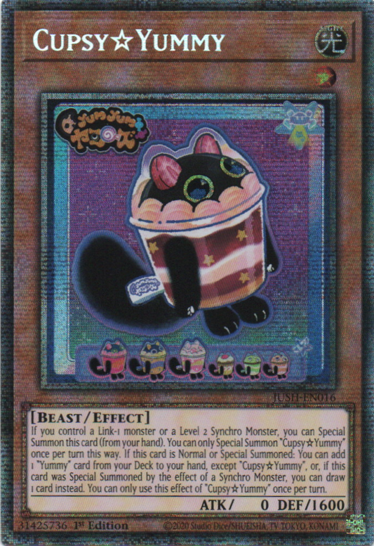 Cupsy Yummy - JUSH-EN016 - 1st Edition - Starlight Rare