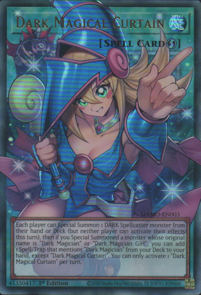 Dark Magical Curtain (extended art) - MAMO-EN003 - 1st Edition - Ultra Rare