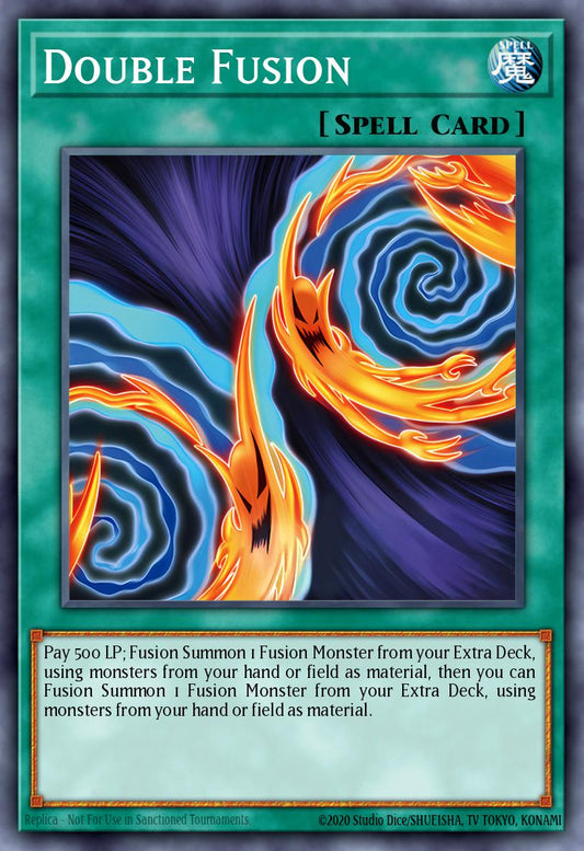 Double Fusion - DOOD-EN100 - 1st Edition - Super Rare