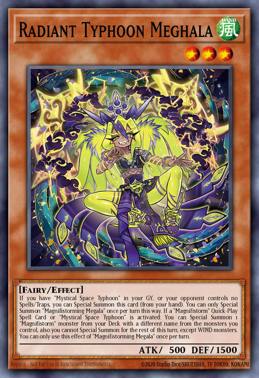 Radiant Typhoon Meghala - DOOD-EN012 - 1st Edition - Super Rare