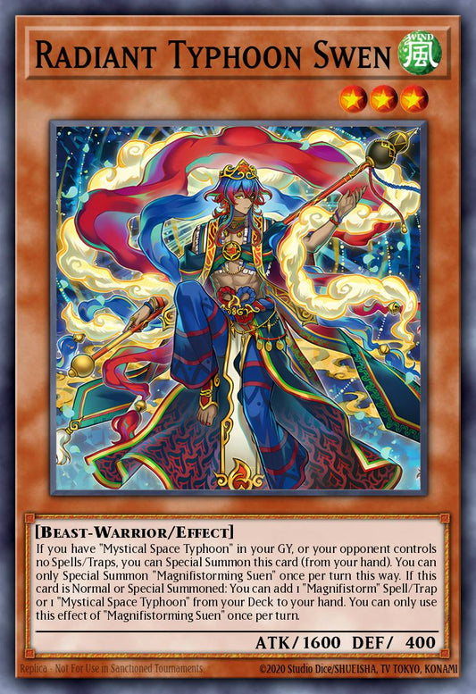 Radiant Typhoon Swen - DOOD-EN014 - 1st Edition - Ultra Rare