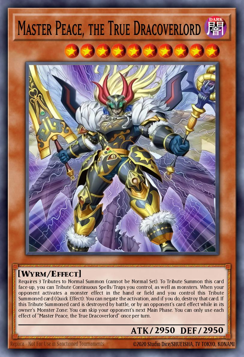 Master Peace, the True Dracoverlord - DOOD-EN018 - 1st Edition - Secret Rare