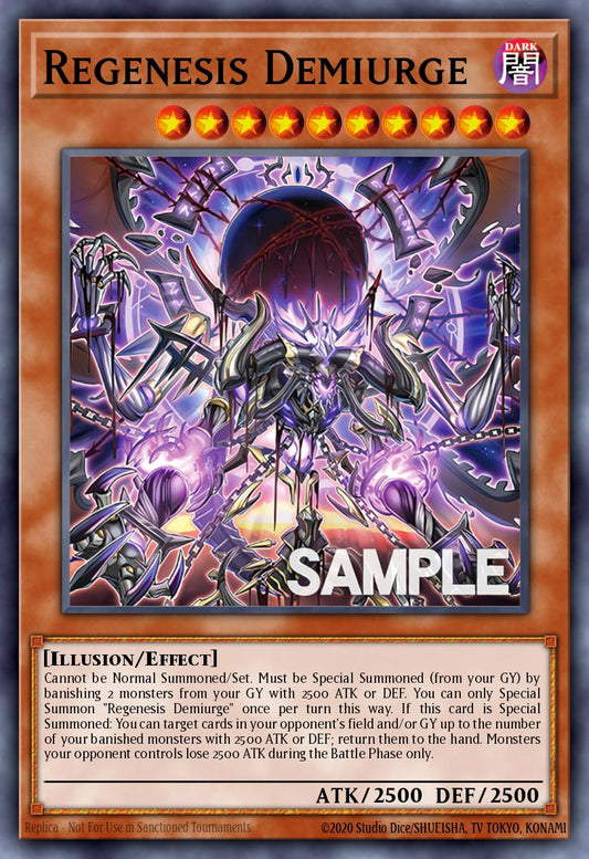 Regenesis Overlord - DOOD-EN022 - 1st Edition - Super Rare