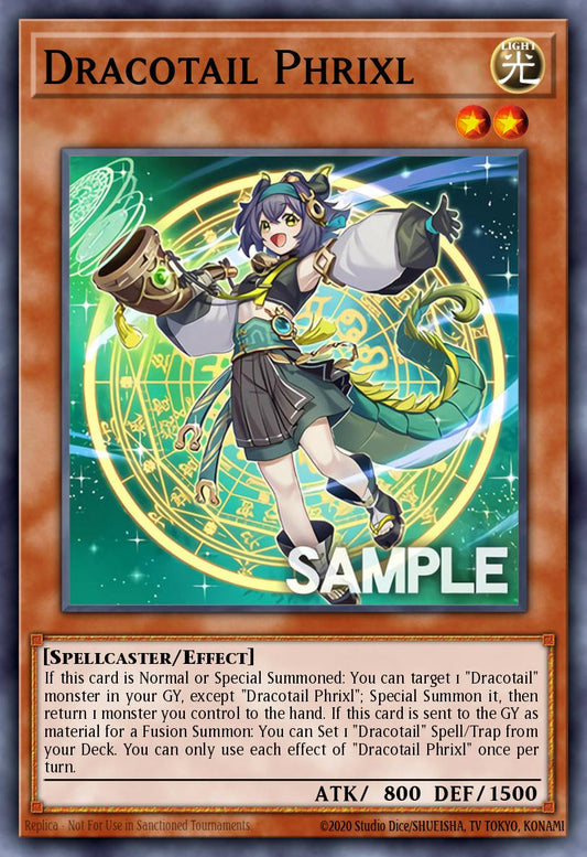 Dracotail Phryxul - DOOD-EN023 - 1st Edition - Secret Rare