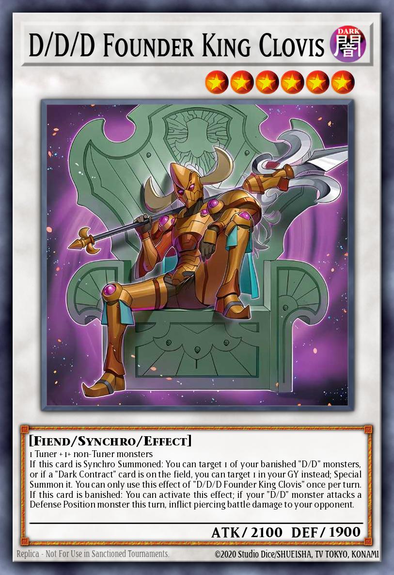 D/D/D First King Clovis - DOOD-EN038 - 1st Edition - Common