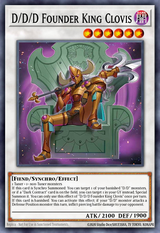 D/D/D First King Clovis - DOOD-EN038 - 1st Edition - Common