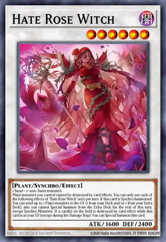 Rage Rose Witch - DOOD-EN040 - 1st Edition - Ultra Rare