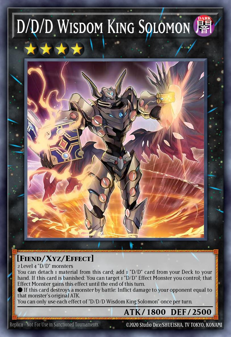 D/D/D Wise King Solomon - DOOD-EN043 - 1st Edition - Super Rare