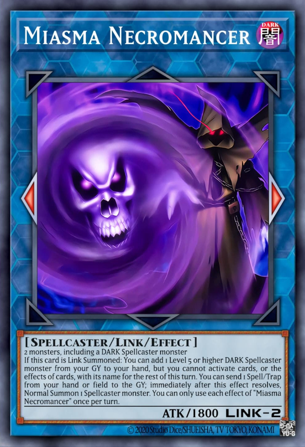 Miasma Necromancer - DOOD-EN052 - 1st Edition - Common