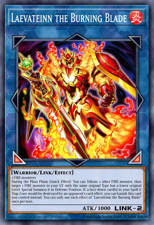 Laevateinn the Burning Blade - DOOD-EN053 - 1st Edition - Super Rare