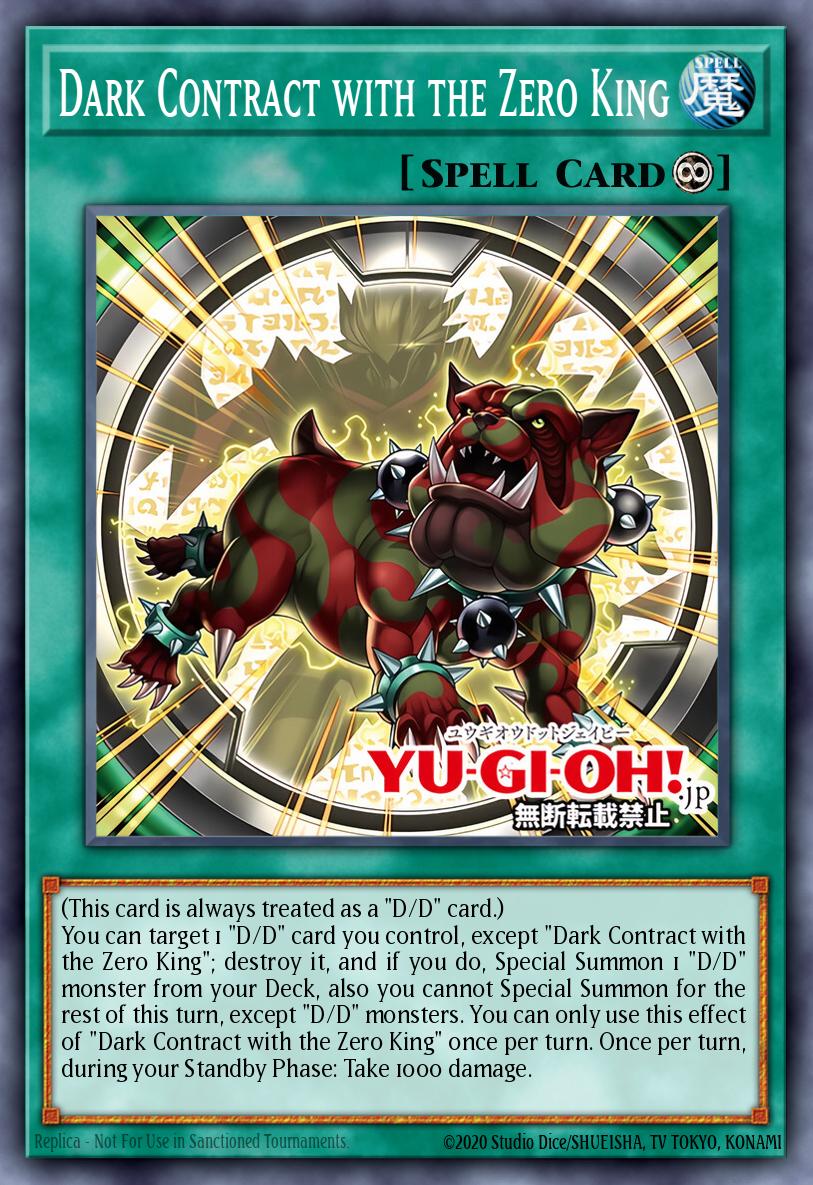 Dark Contract with the Zero King - DOOD-EN054 - 1st Edition - Common