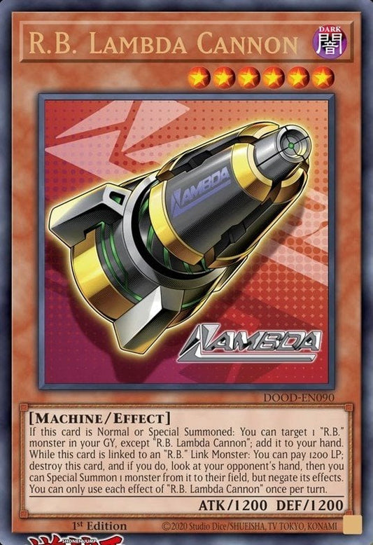 R.B. Lambda Cannon - DOOD-EN090 - 1st Edition - Ultra Rare