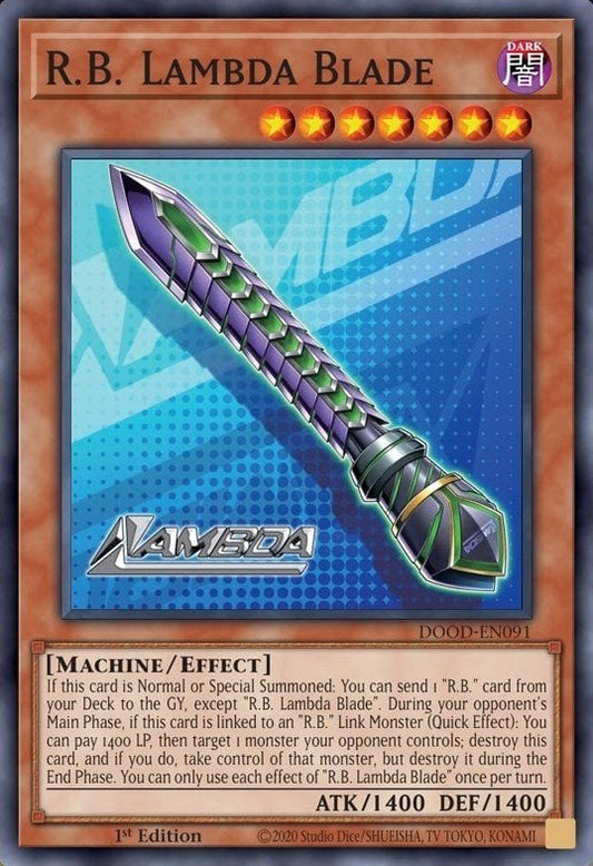 R.B. Lambda Blade - DOOD-EN091 - 1st Edition - Common