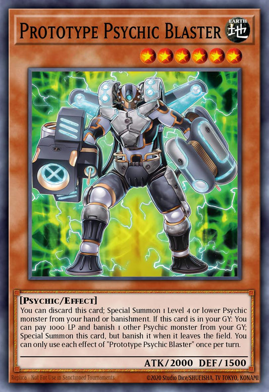 Prototype Psychic Blaster - DUAD-EN016 - 1st Edition - Common