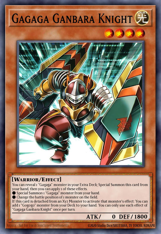 Gagaga Ganbara Knight - DUAD-EN002 - 1st Edition - Super Rare