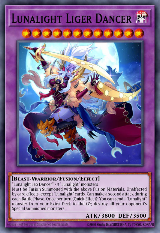 Lunalight Liger Dancer - DUAD-EN030 - 1st Edition - Super Rare