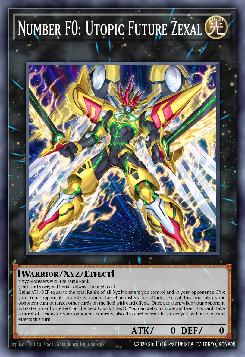 Number F0: Utopic Future Zexal - DUAD-EN042 - 1st Edition - Ultra Rare