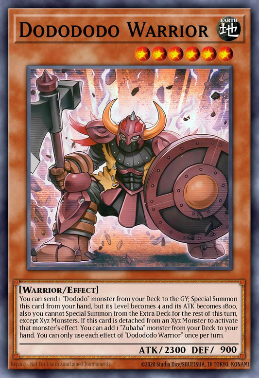 Dodododo Warrior - DUAD-EN004 - 1st Edition - Ultra Rare