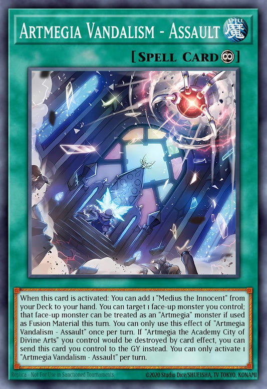 Artmage Vandalism -Assault- - DUAD-EN057 - 1st Edition - Common