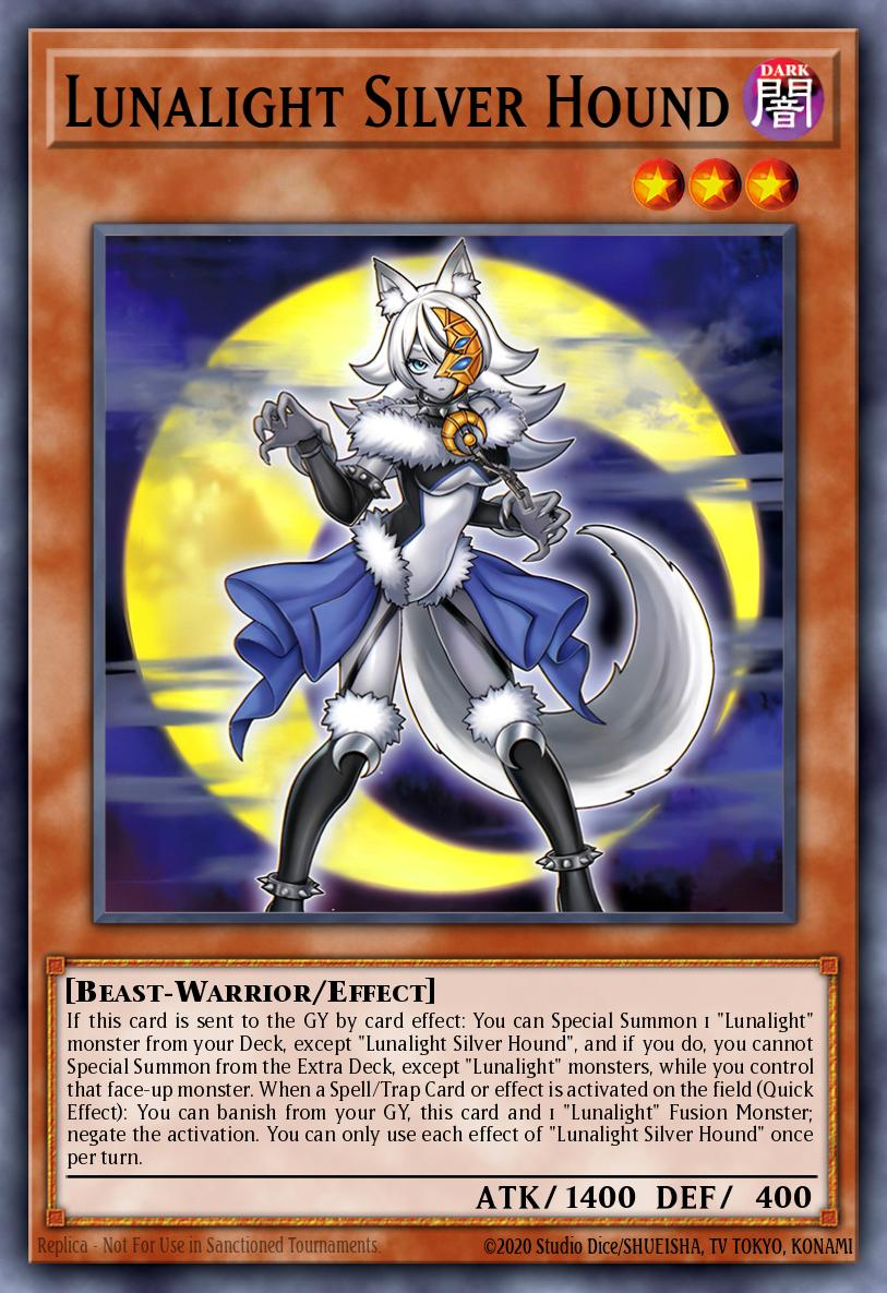 Lunalight Silver Hound - DUAD-EN006 - 1st Edition - Common