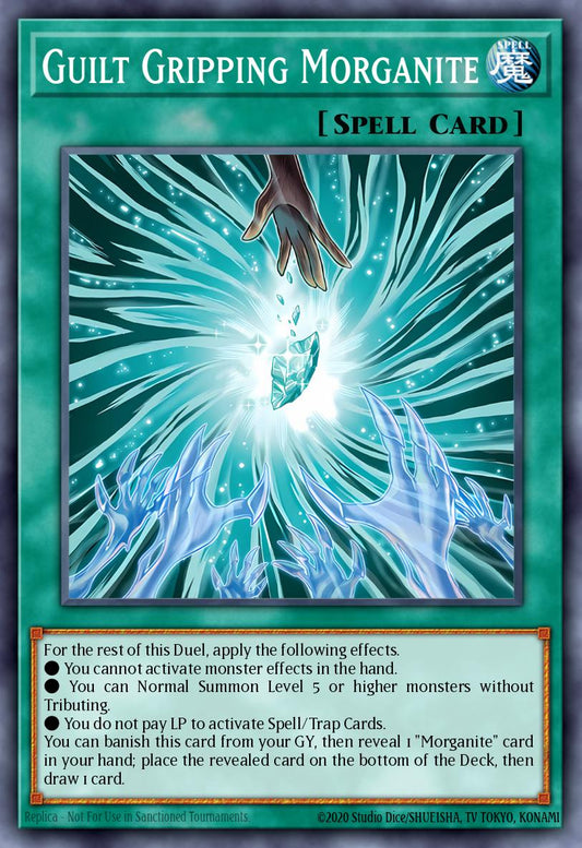 Guilt-Gripping Morganite - DUAD-EN070 - 1st Edition - Super Rare