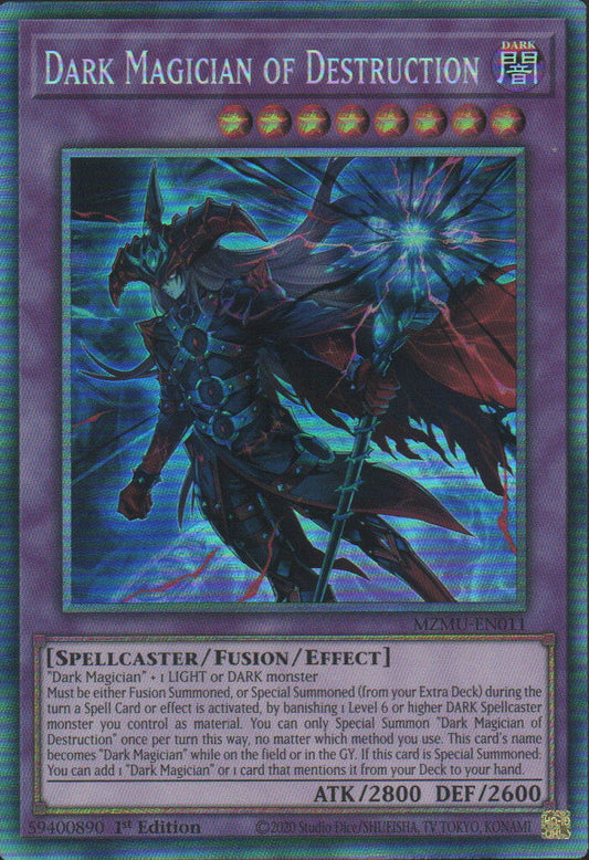 Dark Magician of Destruction - MZMU-EN011 - 1st Edition - Collector's Rare