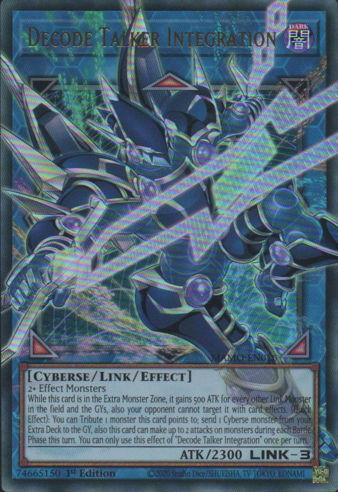 Decode Talker Integration (extended art) - MAMO-EN016 - 1st Edition - Ultra Rare