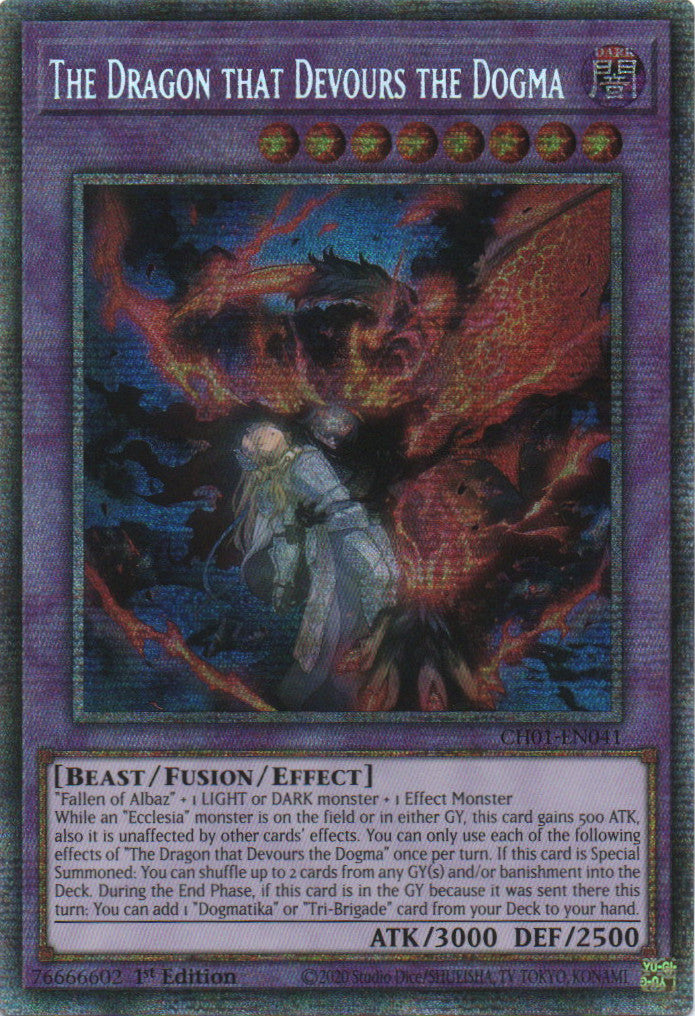 The Dragon that Devours the Dogma - CH01-EN041 - 1st Edition - Starlight Rare