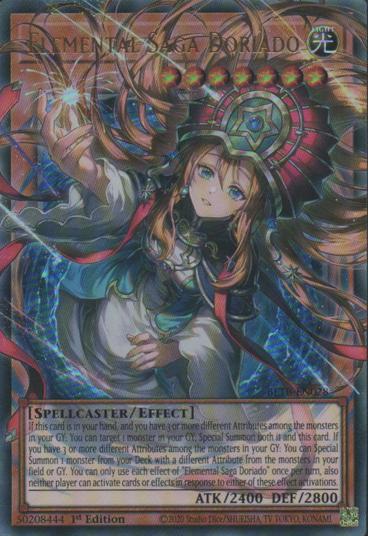 Elemental Saga Doriado (extended art) - BETB-EN028 - 1st Edition - Ultra Rare