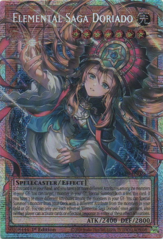 Elemental Saga Doriado (extended art) - BETB-EN028 - 1st Edition - Starlight Rare