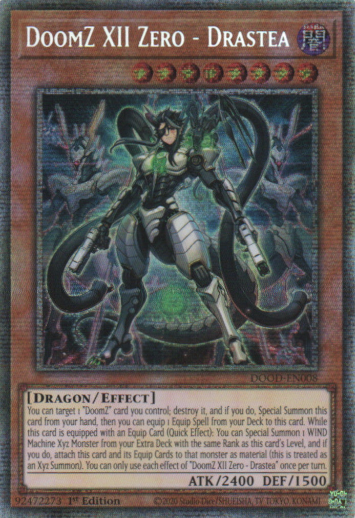 DoomZ XII Zero – Drastea - DOOD-EN008 - 1st Edition - Starlight Rare