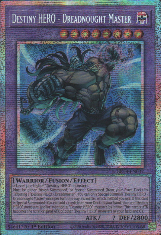 Destiny HERO - Dreadnought Master - BETB-EN037 - 1st Edition - Starlight Rare