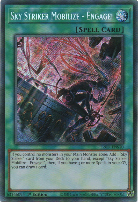 Sky Striker Mobilize - Engage! (alternate artwork) - L26D-ENS10 - 1st Edition - Secret Rare