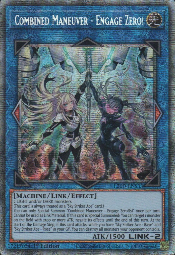 Combined Maneuver - Engage Zero! - L26D-ENS33 - 1st Edition - Starlight Rare