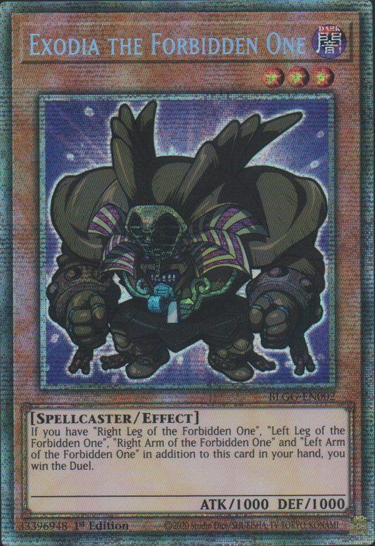 Exodia the Forbidden One (Chibi artwork) - BLGG-EN002 - 1st Edition - Starlight Rare