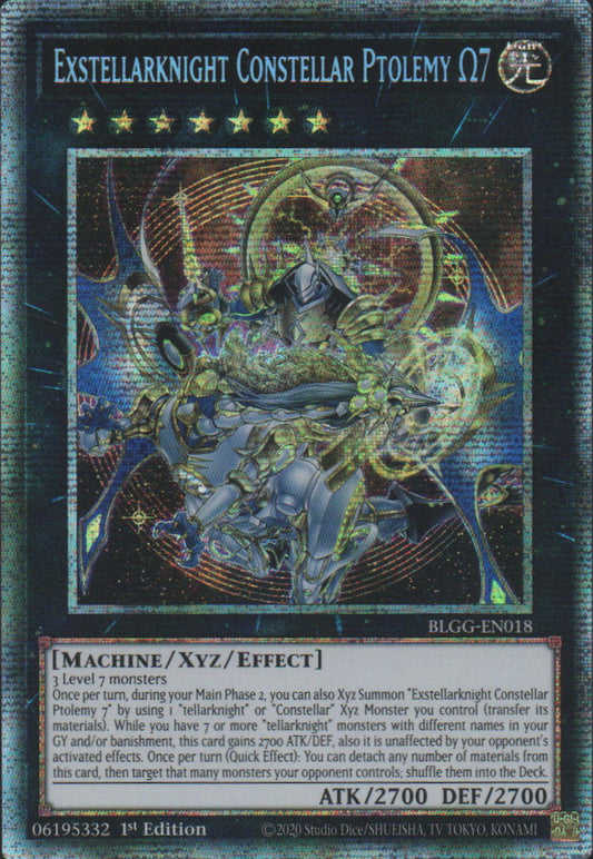Exstellarknight Constellar Ptolemy ?7 - BLGG-EN018 - 1st Edition - Starlight Rare