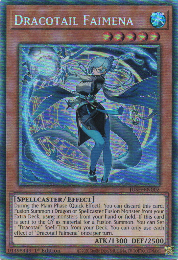 Dracotail Faimena - JUSH-EN002 - 1st Edition - Collector's Rare