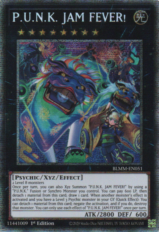 P.U.N.K. JAM FEVER! - BLMM-EN051 - 1st Edition - Starlight Rare