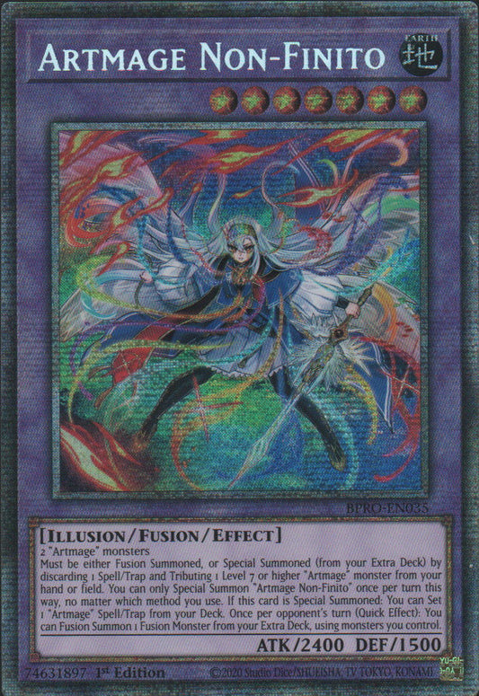 Artmage Non-Finito - BPRO-EN035 - 1st Edition - Starlight Rare