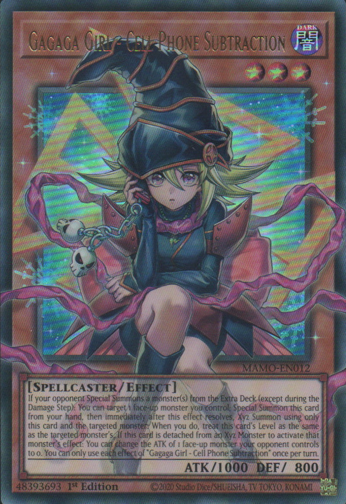 Gagaga Girl - Cell Phone Subtraction (extended art) - MAMO-EN012 - 1st Edition - Ultra Rare
