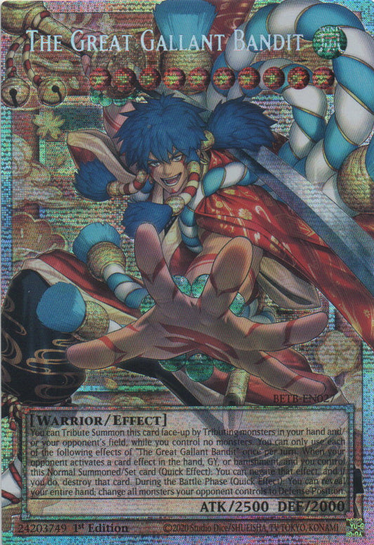 The Great Gallant Bandit (extended art) - BETB-EN027 - 1st Edition - Starlight Rare