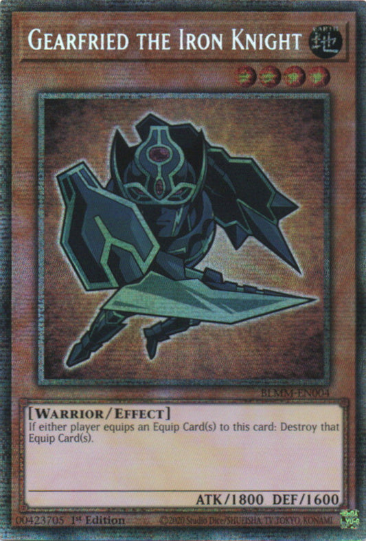 Gearfried the Iron Knight (Chibi Artwork) - BLMM-EN004 - 1st Edition - Starlight Rare
