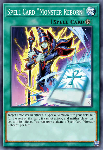 Spell Card Monster Reborn - INFO-EN099 - 1st Edition - Super Rare