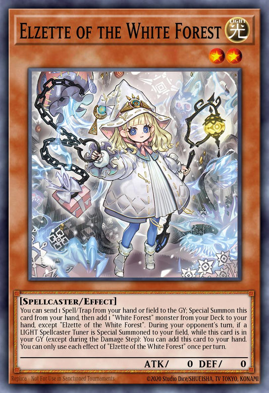 Elzette of the White Forest - INFO-EN014 - 1st Edition - Secret Rare