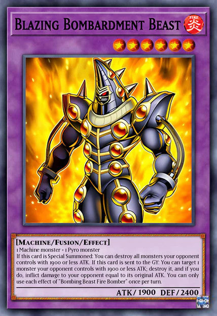 Blazing Bombardment Beast - INFO-EN097 - 1st Edition - Common