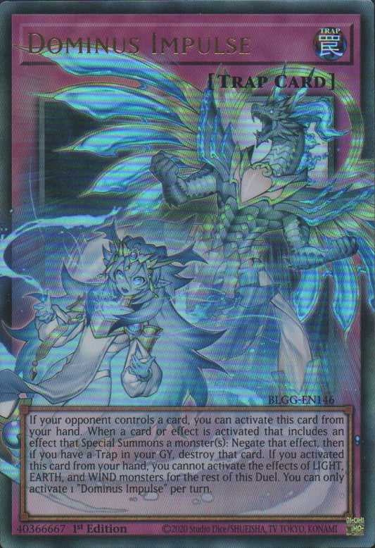 Dominus Impulse (extended art) - BLGG-EN146 - 1st Edition - Ultra Rare
