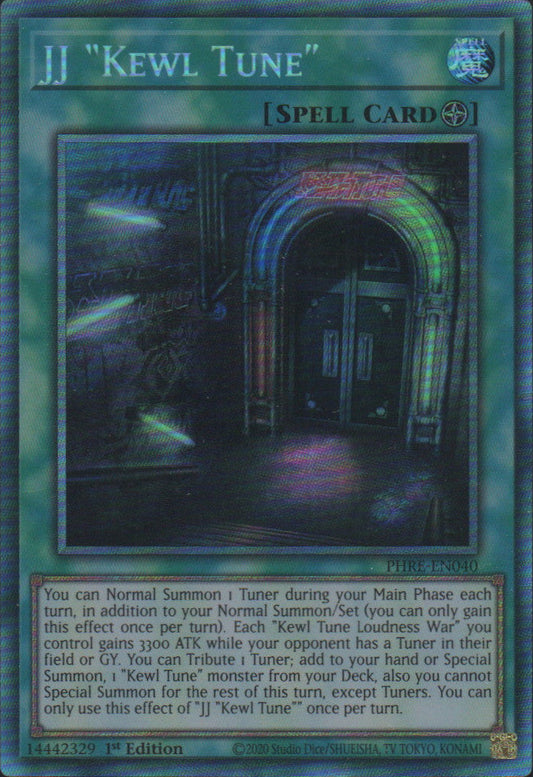 JJ “Kewl Tune” - PHRE-EN040 - 1st Edition - Collector's Rare
